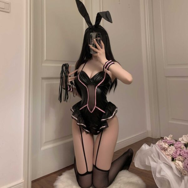 Dark bunny girl suit