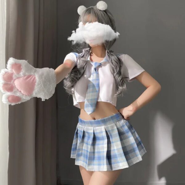 Japanese schoolgirl cosplay student uniform