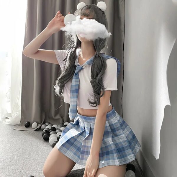 Japanese schoolgirl cosplay student uniform