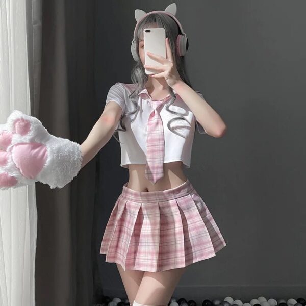 Japanese schoolgirl cosplay student uniform